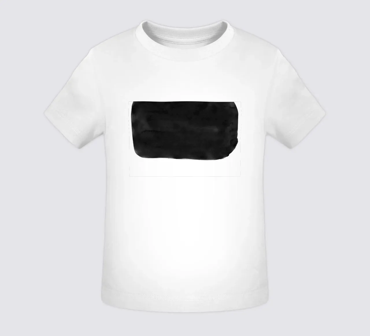 Minimale in bianco e nero astratto 05 Pennellate maglietta neonato da amini54
