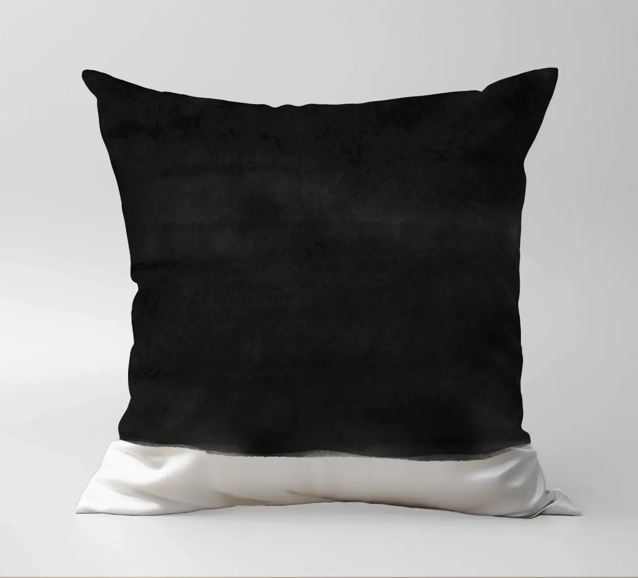 Minimale in bianco e nero astratto 05 Pennellate cuscino da amini54