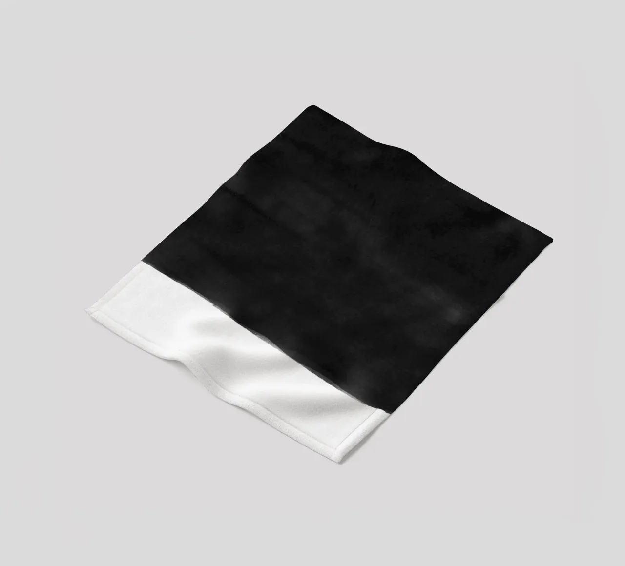 Minimale in bianco e nero astratto 05 Pennellate coperta in pile da amini54