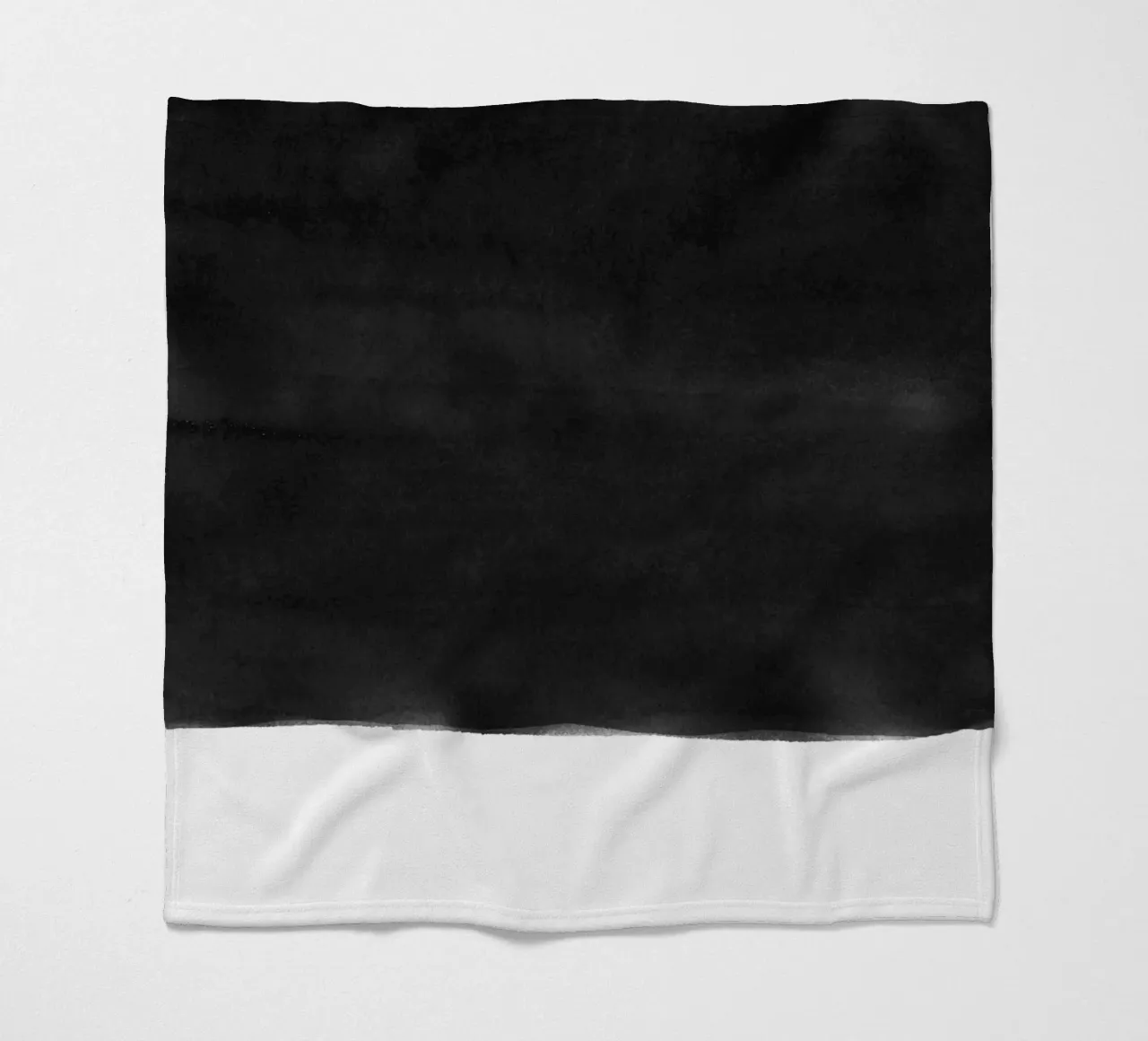 Minimale in bianco e nero astratto 05 Pennellate coperta in pile da amini54