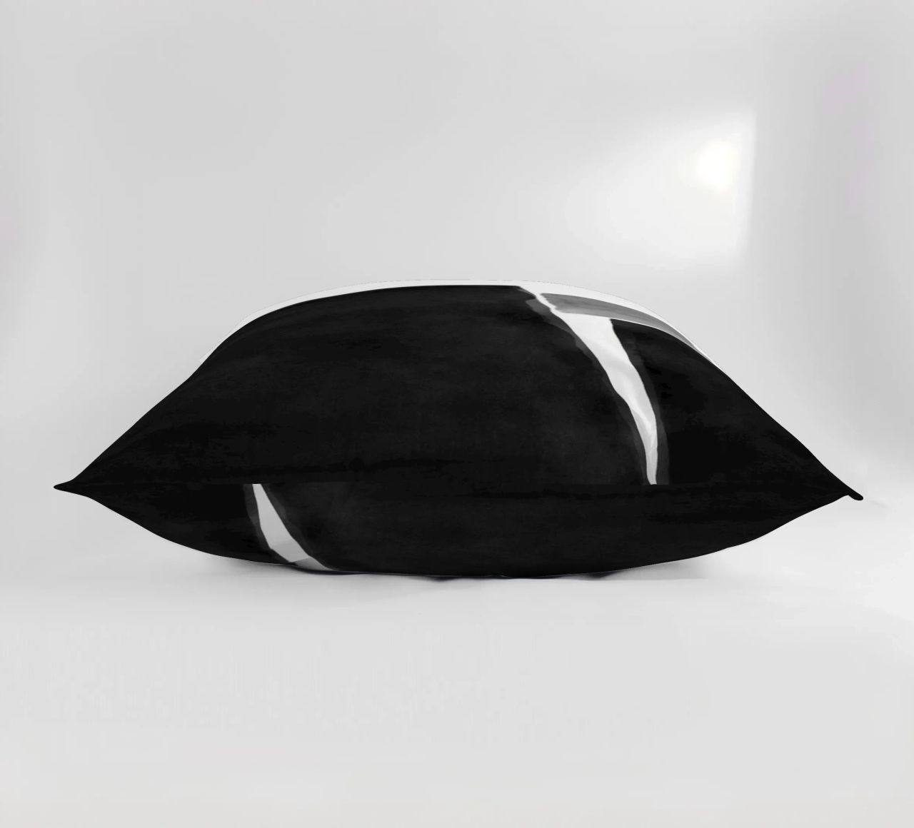 Astratto minimale in bianco e nero 04 cuscino da amini54