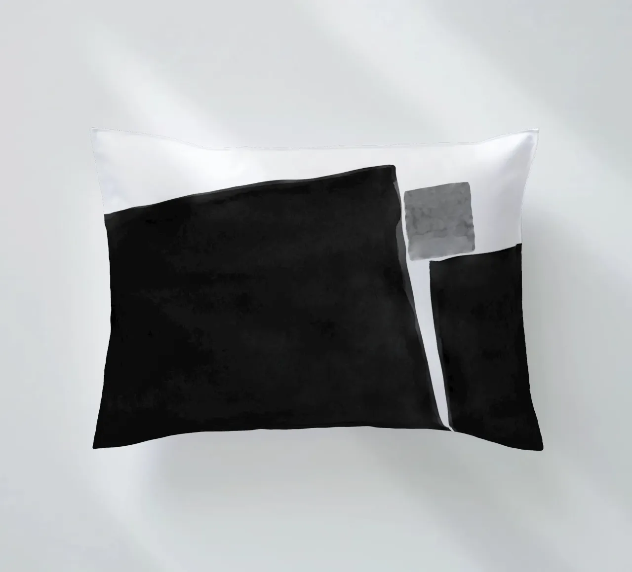 Astratto minimale in bianco e nero 04 cuscino da amini54