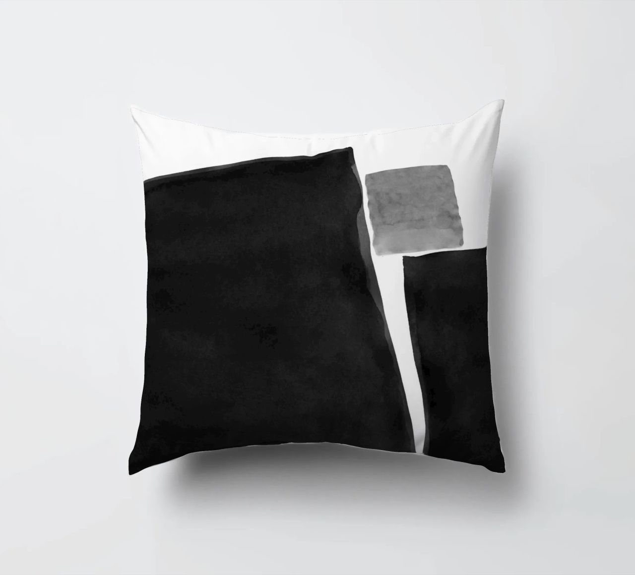 Astratto minimale in bianco e nero 04 cuscino da amini54
