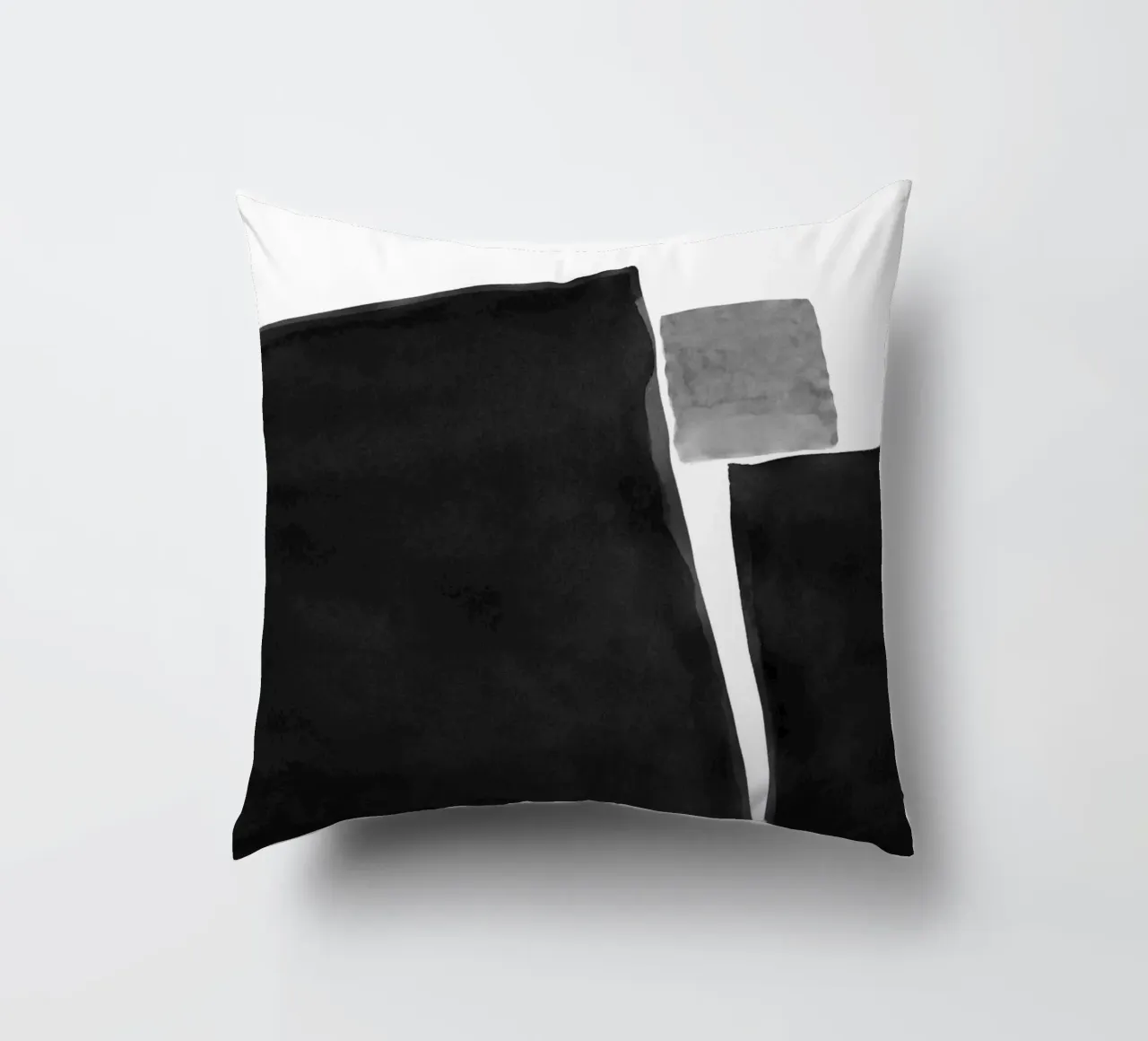 Astratto minimale in bianco e nero 04 cuscino da amini54