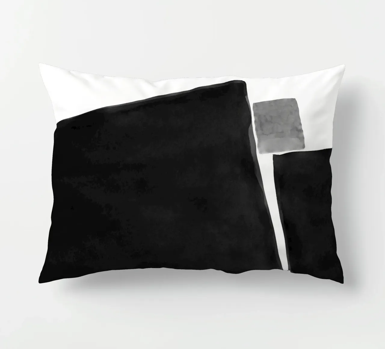 Astratto minimale in bianco e nero 04 cuscino da amini54