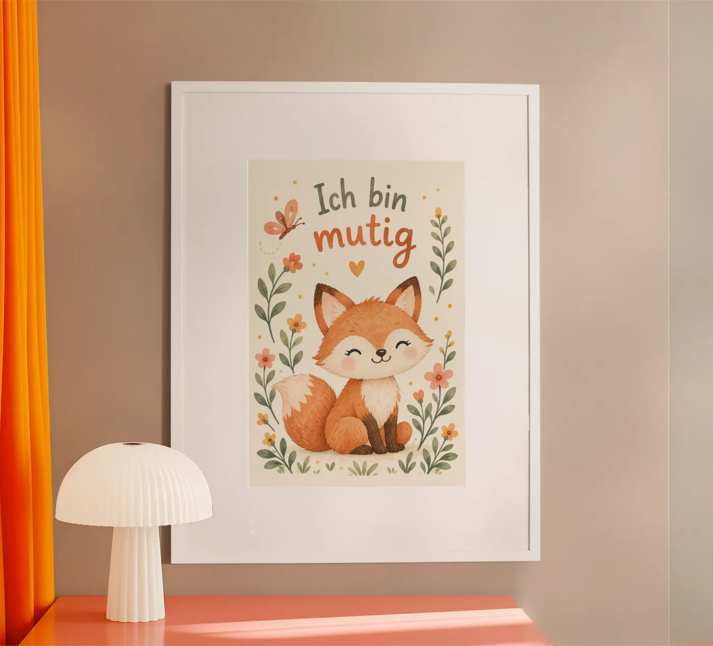 ich bin mutig poster van Babydesign
