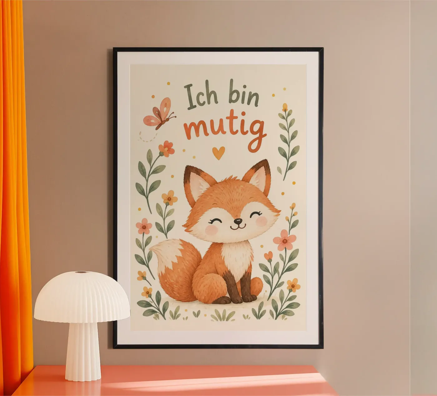 ich bin mutig poster van Babydesign
