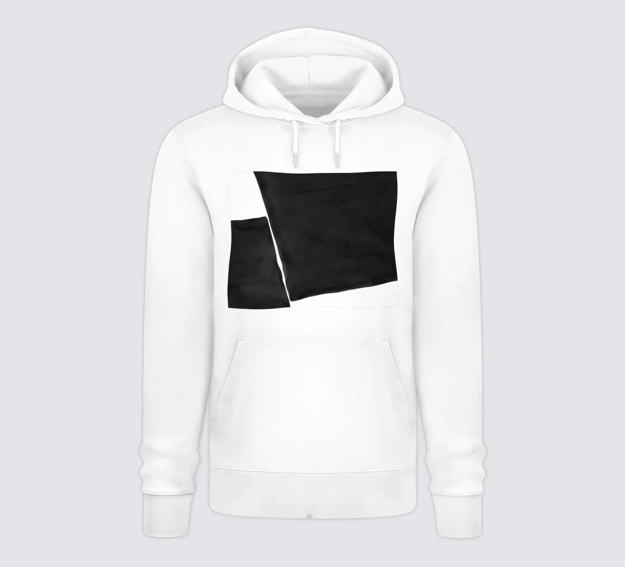 Astratto minimale in bianco e nero 03 felpa con cappuccio da amini54