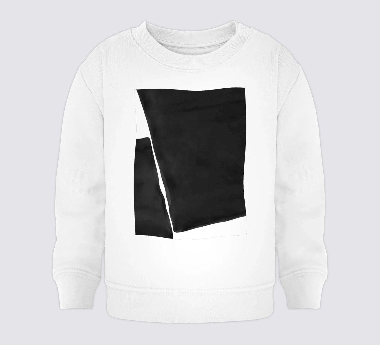 Astratto minimale in bianco e nero 03 felpa neonato da amini54