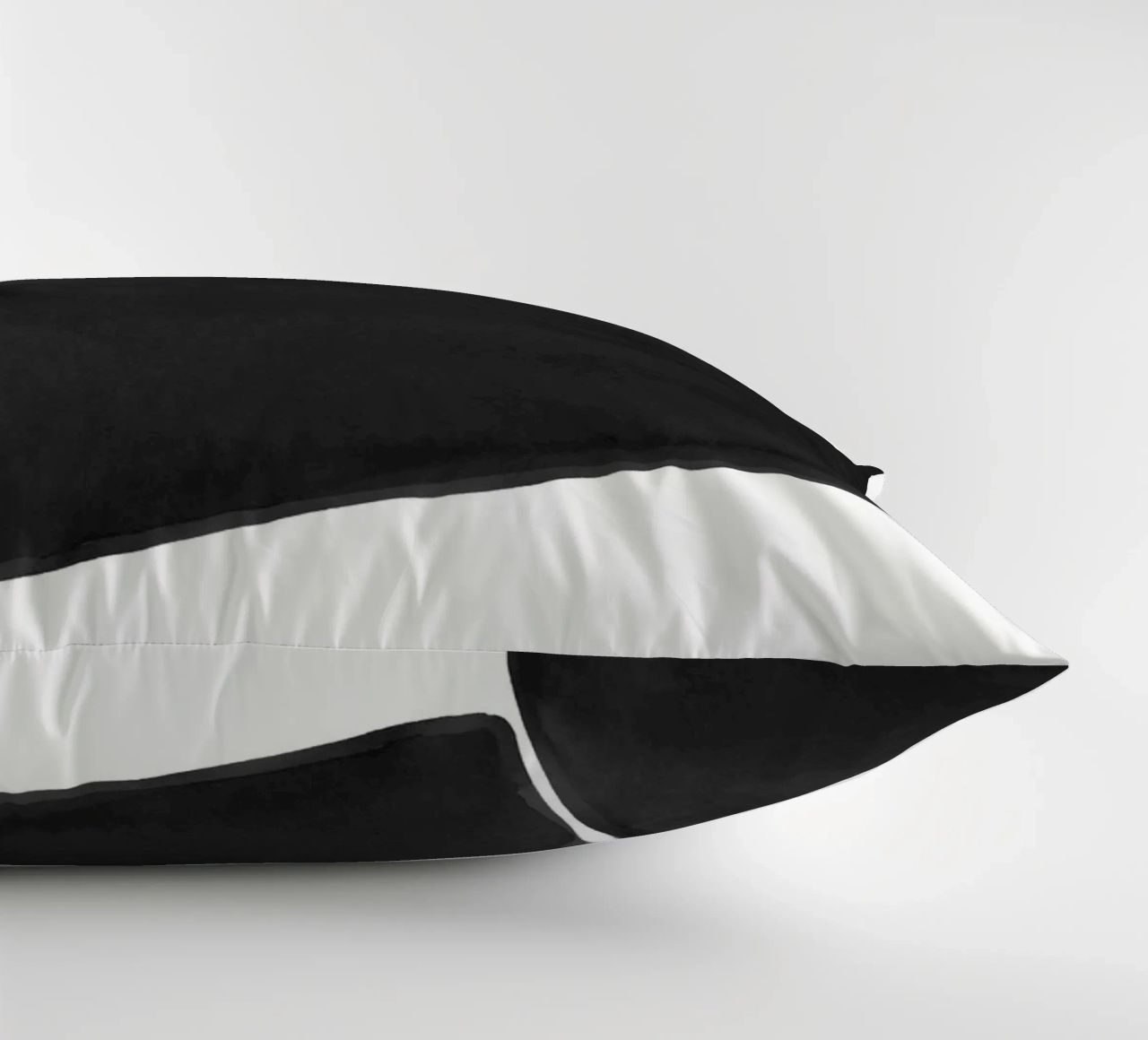 Astratto minimale in bianco e nero 03 cuscino da amini54