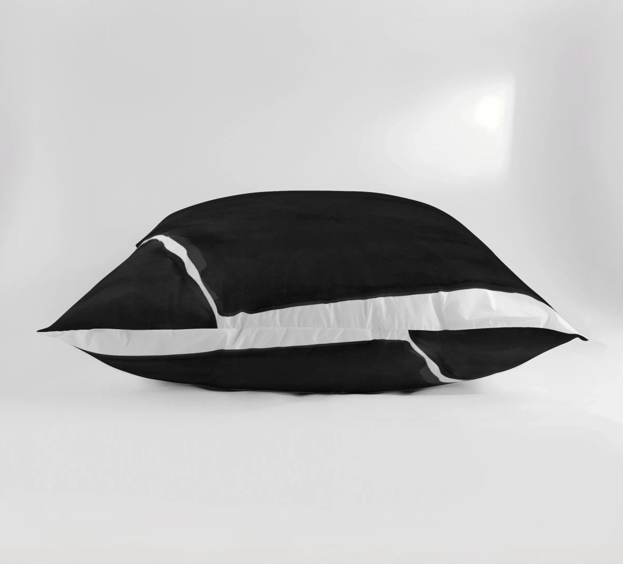 Astratto minimale in bianco e nero 03 cuscino da amini54