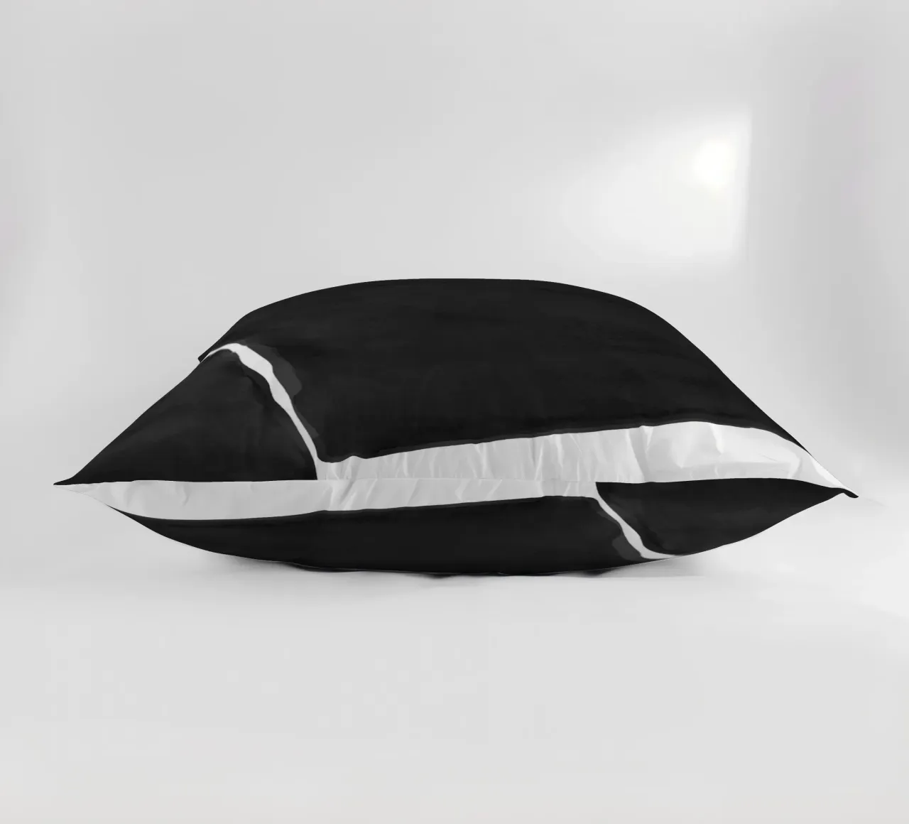 Astratto minimale in bianco e nero 03 cuscino da amini54