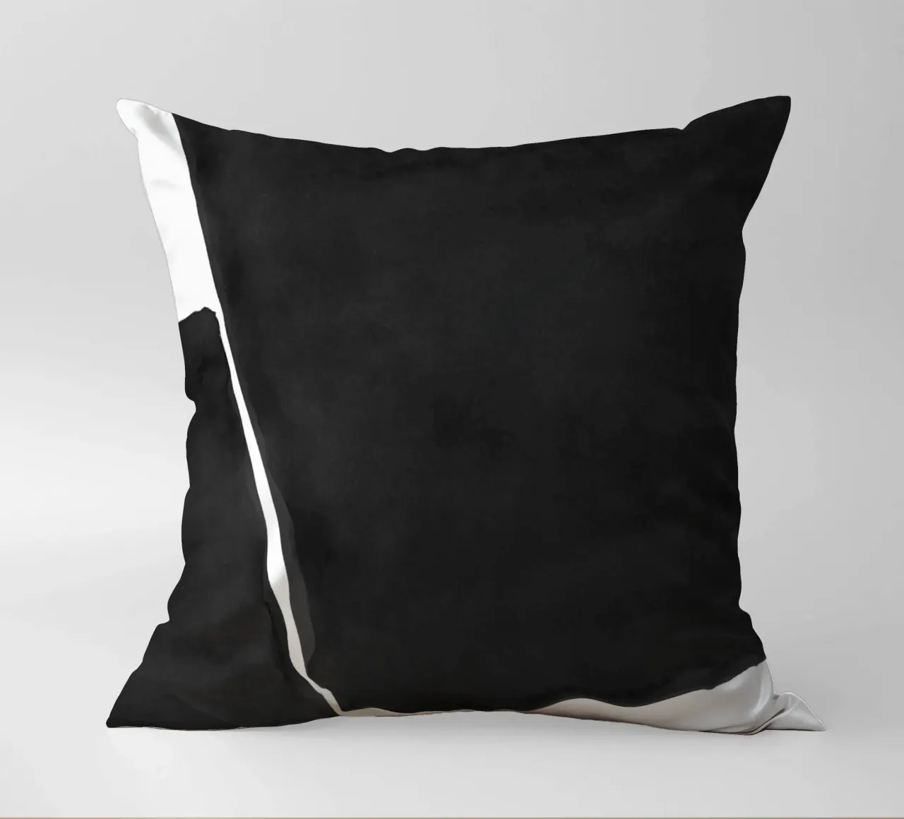 Astratto minimale in bianco e nero 03 cuscino da amini54