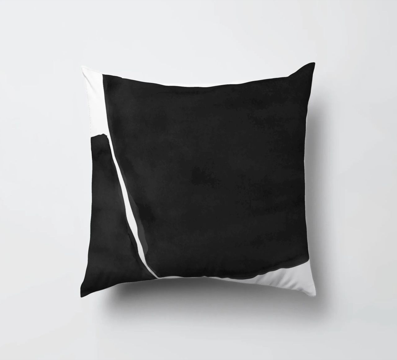 Astratto minimale in bianco e nero 03 cuscino da amini54