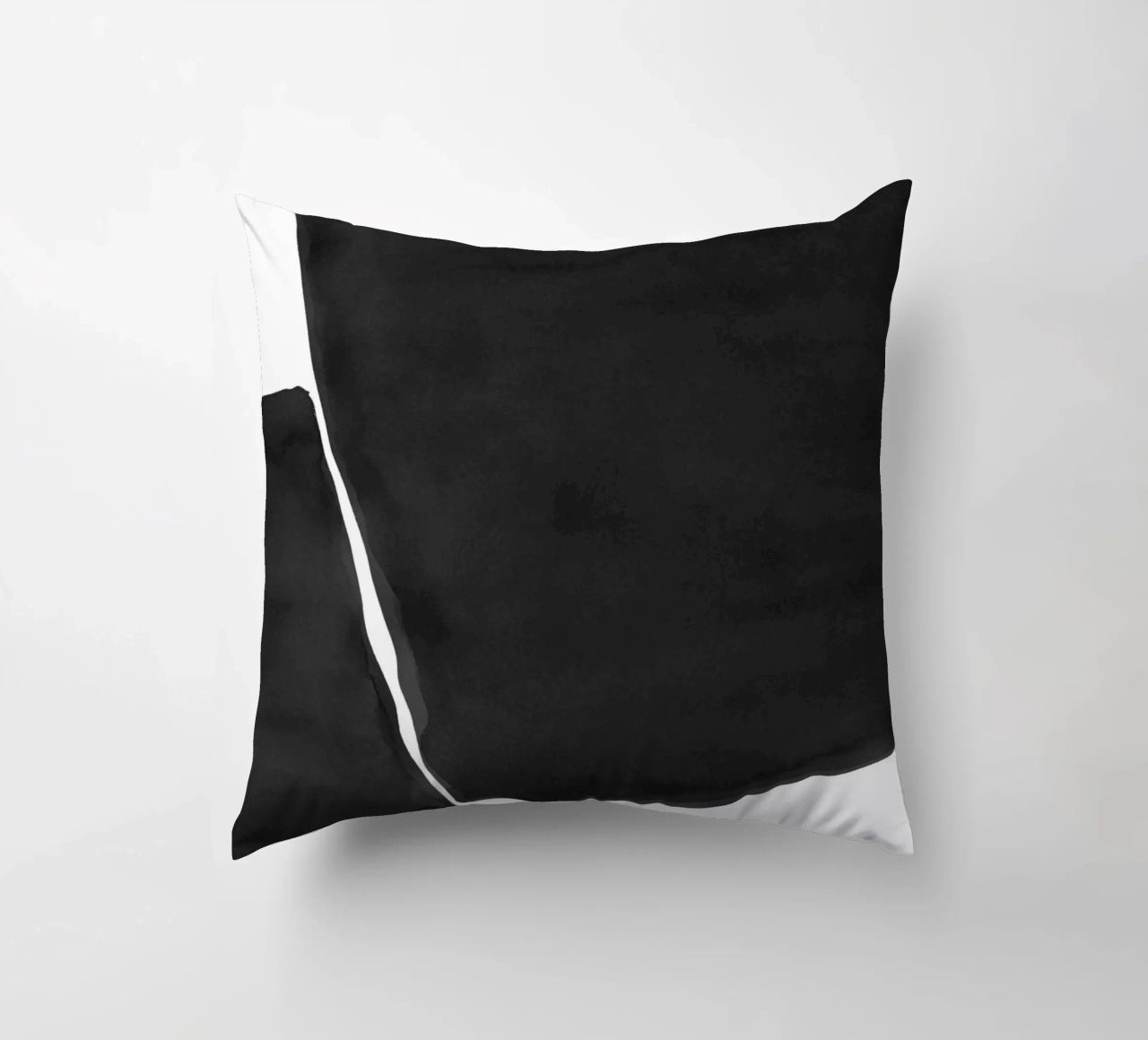 Astratto minimale in bianco e nero 03 cuscino da amini54