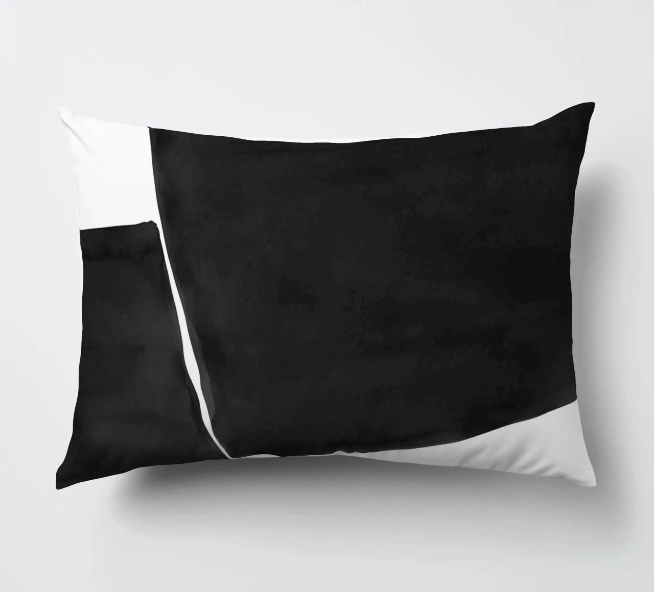 Astratto minimale in bianco e nero 03 cuscino da amini54