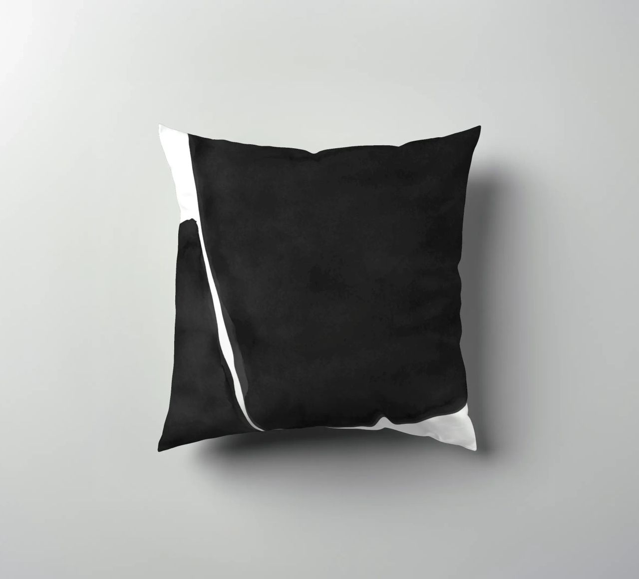 Astratto minimale in bianco e nero 03 cuscino da amini54