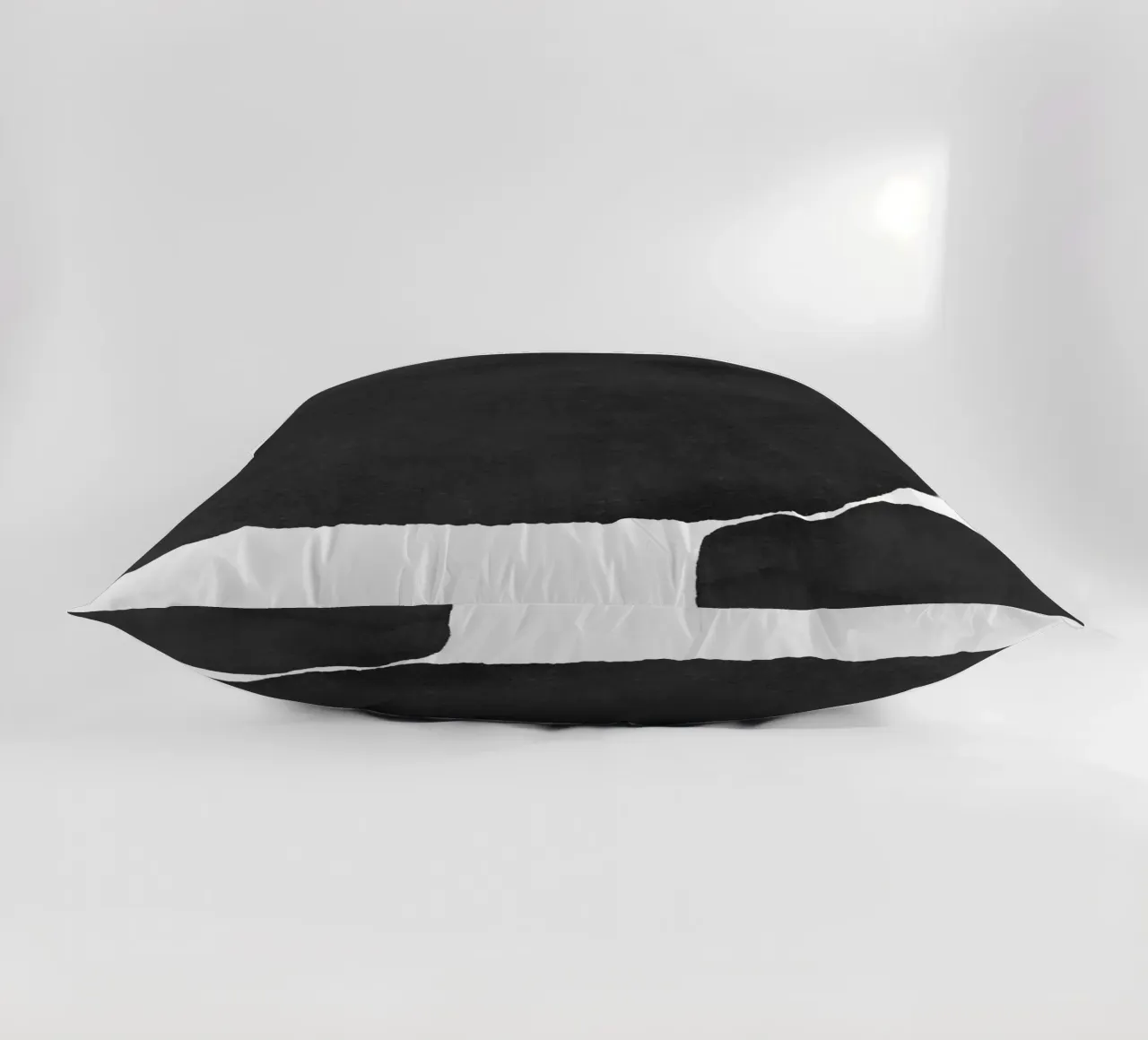 Astratto minimale in bianco e nero 02 cuscino da amini54