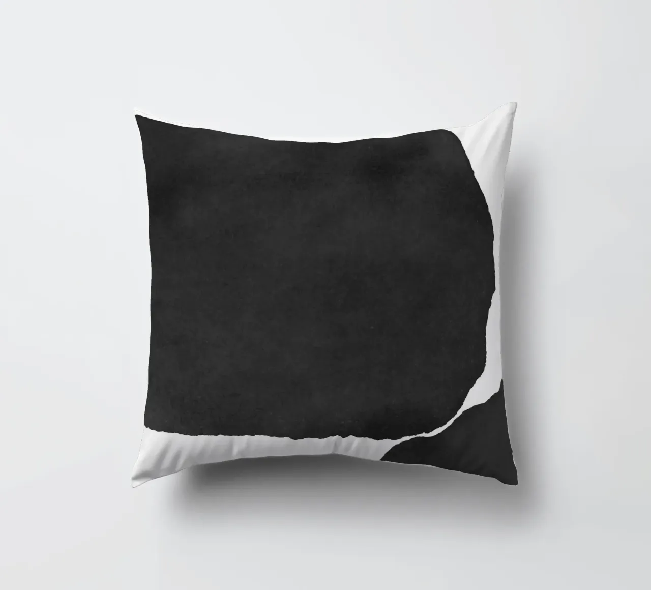 Astratto minimale in bianco e nero 02 cuscino da amini54