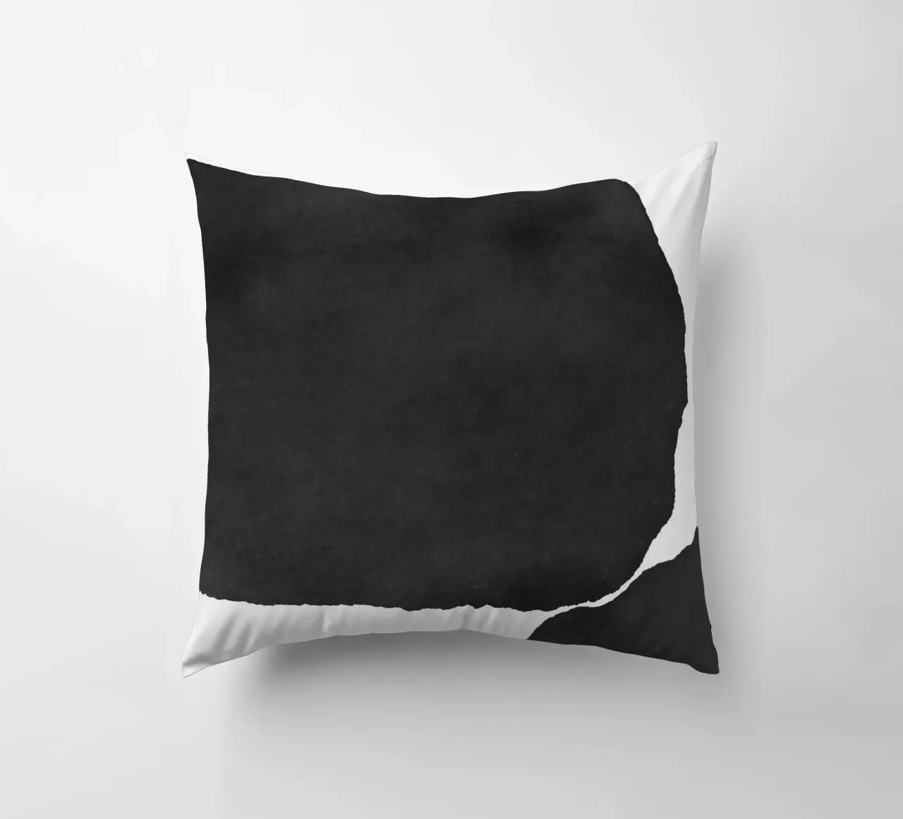 Astratto minimale in bianco e nero 02 cuscino da amini54