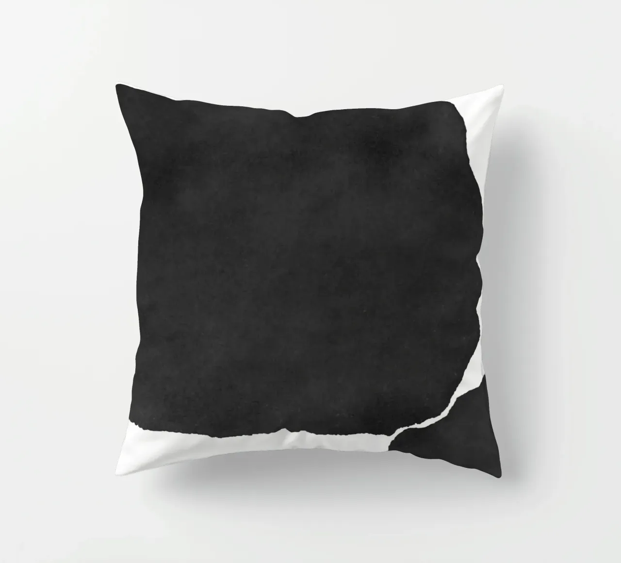 Astratto minimale in bianco e nero 02 cuscino da amini54