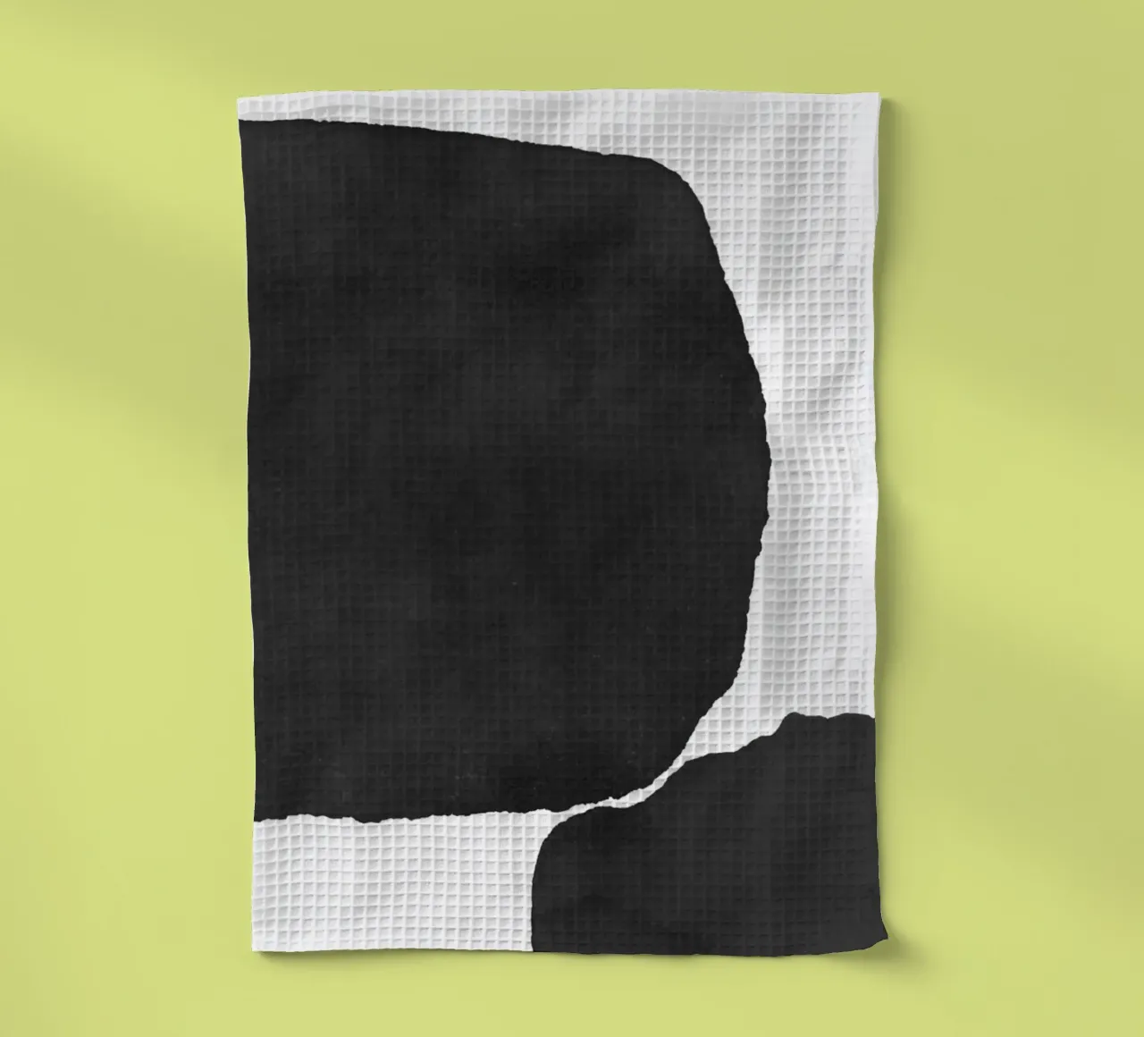 Astratto minimale in bianco e nero 02 canovaccio da cucina da amini54