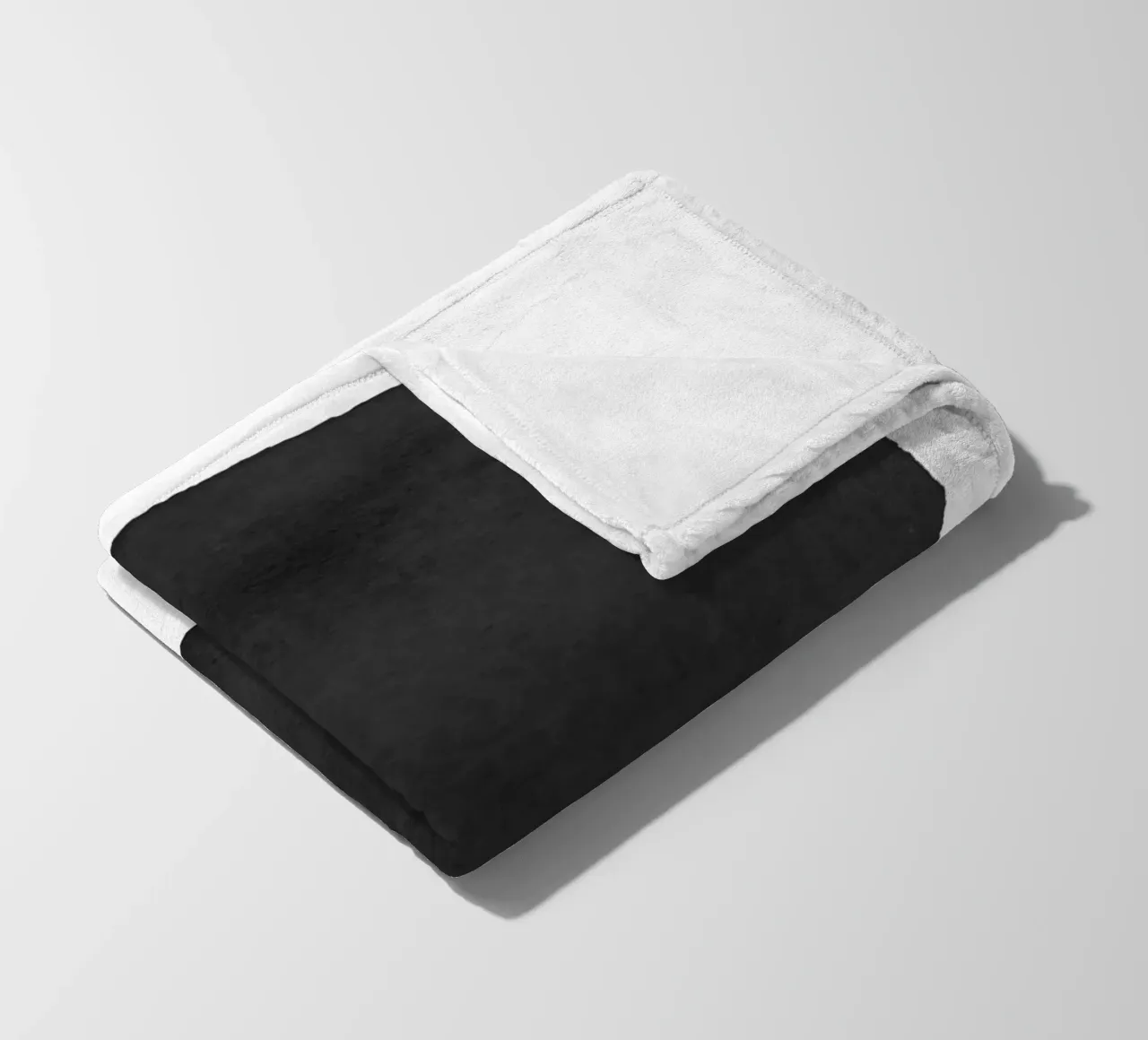 Astratto minimale in bianco e nero 02 coperta in pile da amini54
