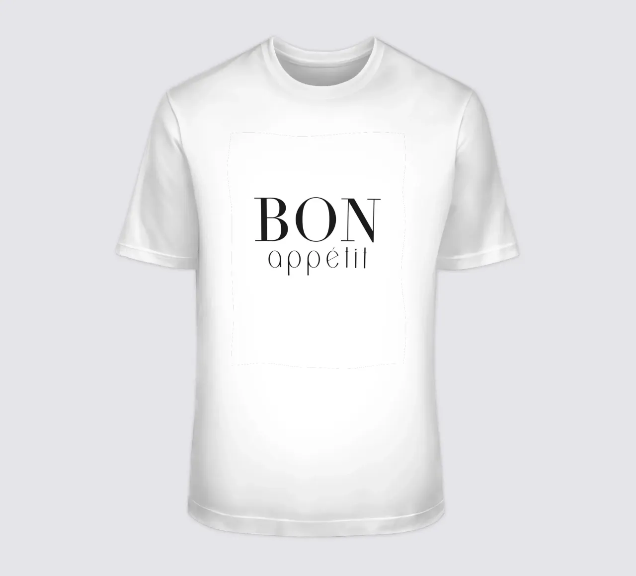 Bon Appétit Poster - Minimalist kitchen design t-shirt by Whole©