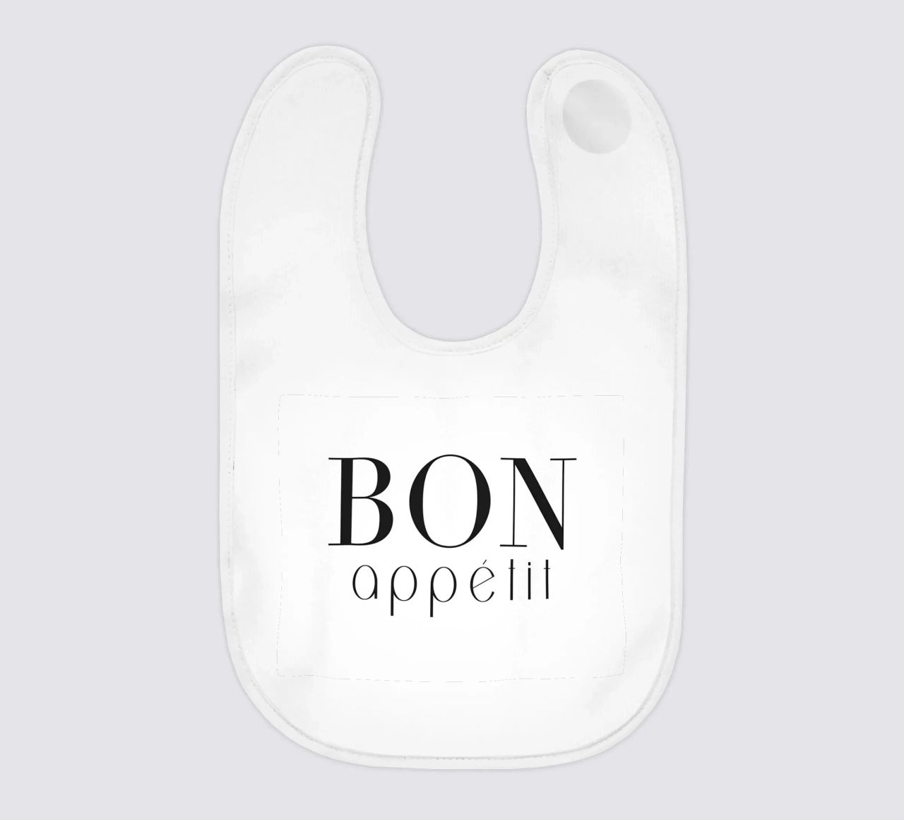 Poster Bon Appétit - Design de cuisine minimaliste bavoir de Whole©