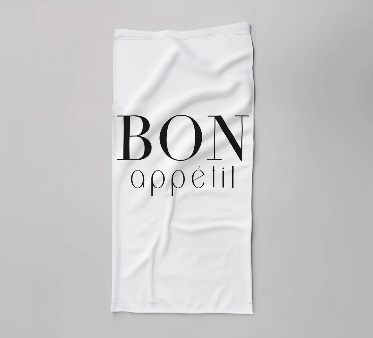 Poster Bon Appétit - Cucina dal design minimalista asciugamano da bagno da Whole©