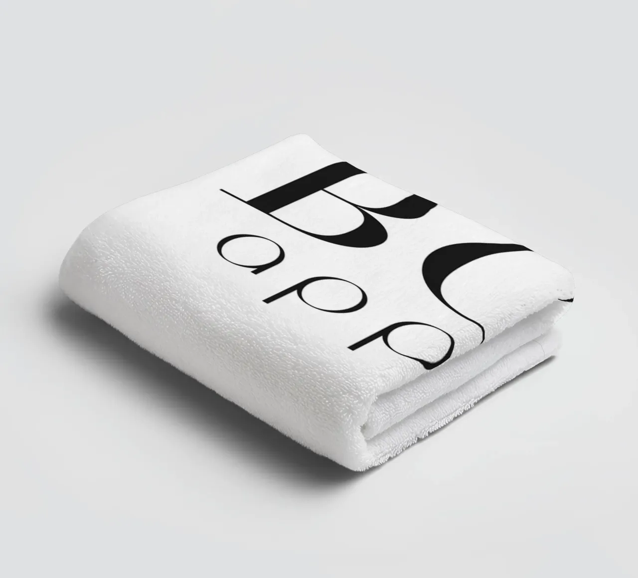 Poster Bon Appétit - Cucina dal design minimalista asciugamano da bagno da Whole©