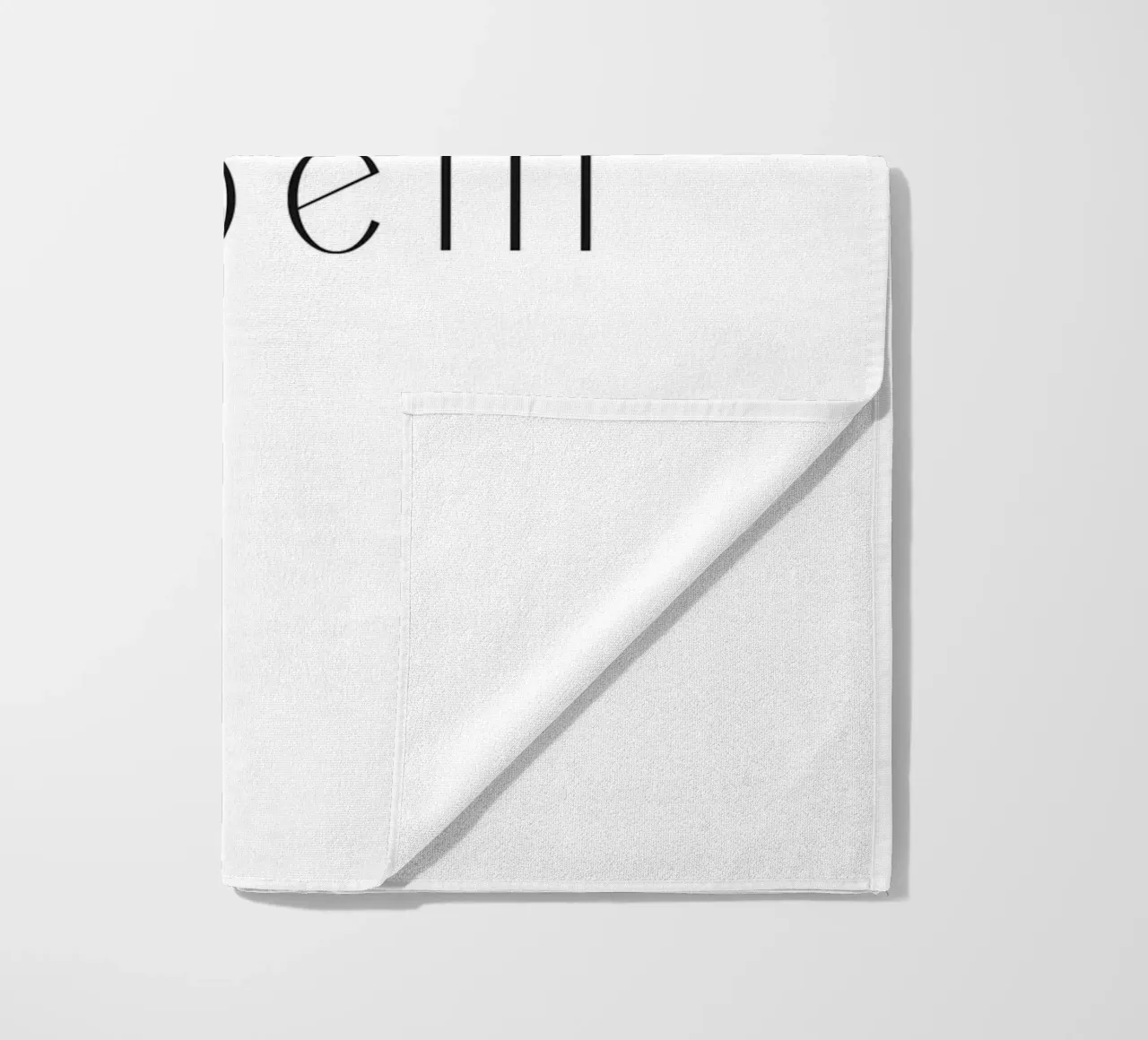 Poster Bon Appétit - Cucina dal design minimalista telo mare da Whole©