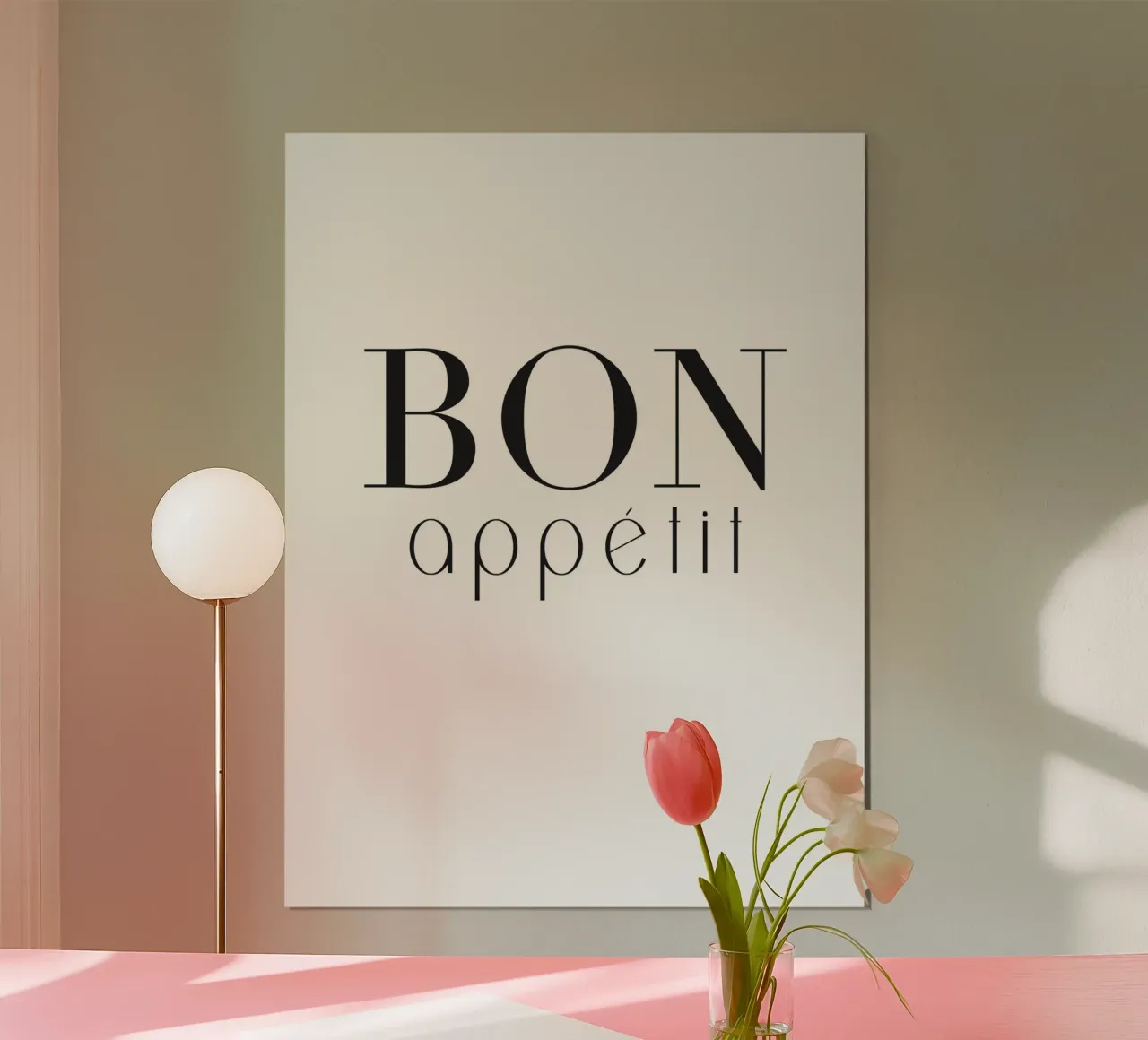 Poster Bon Appétit - Cucina dal design minimalista poster da Whole©