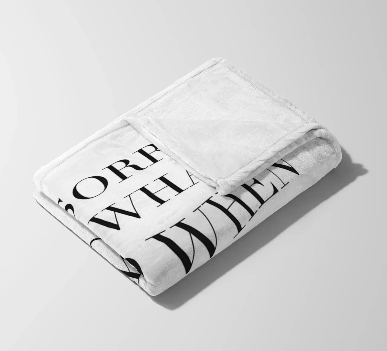 Poster umoristico per la cucina - Mi dispiace quando ho fame coperta in pile da Whole©