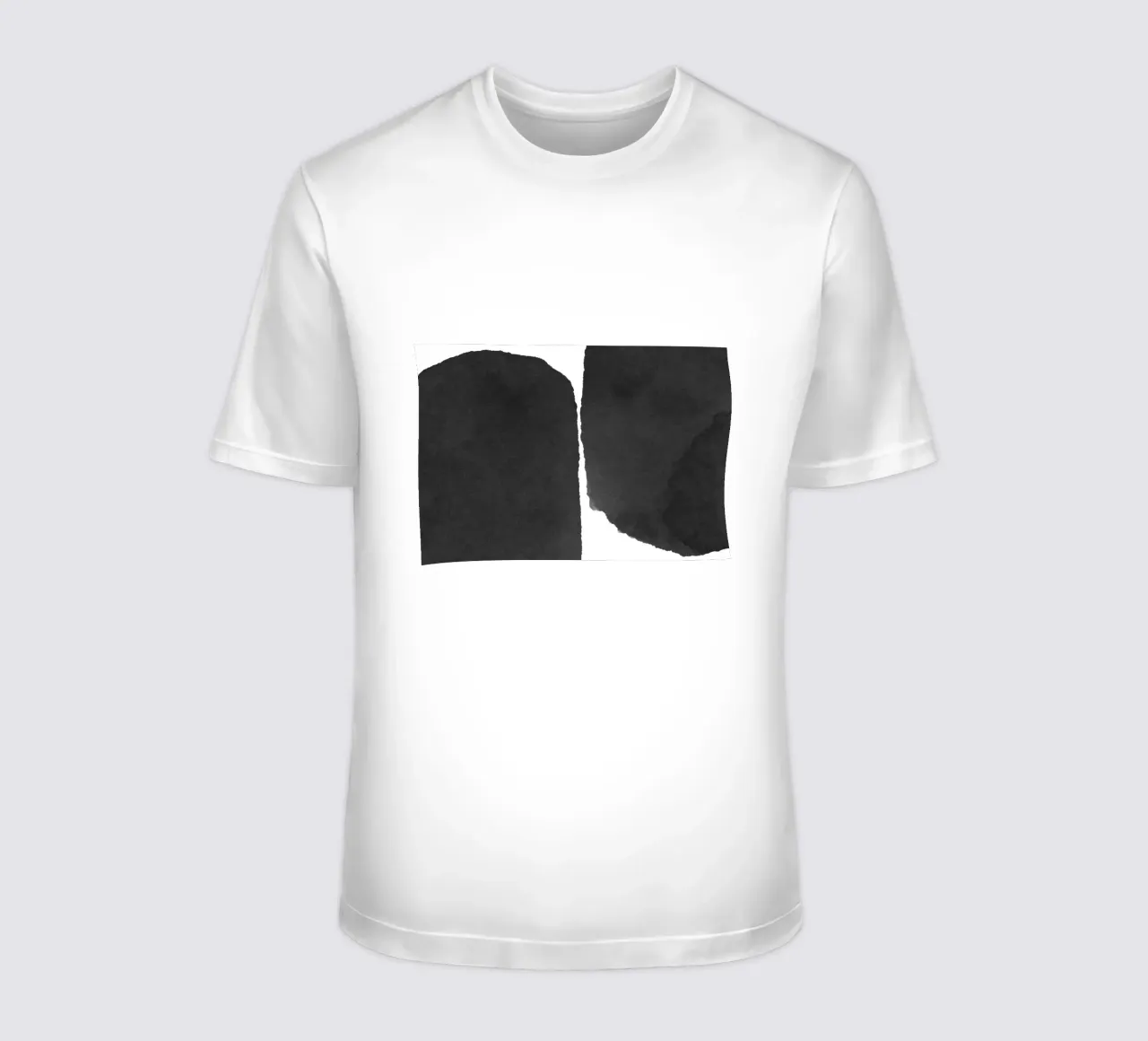 Astratto minimale in bianco e nero 01 t-shirt da amini54