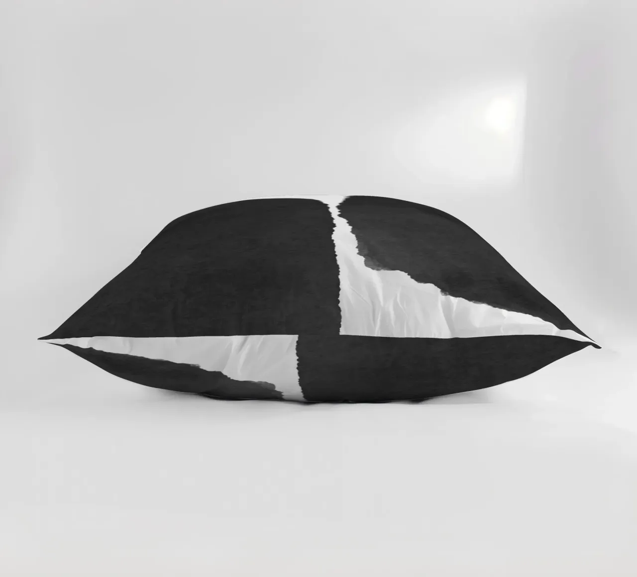Astratto minimale in bianco e nero 01 cuscino da amini54