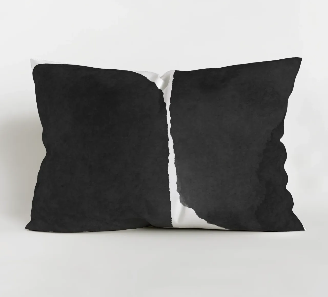Astratto minimale in bianco e nero 01 cuscino da amini54