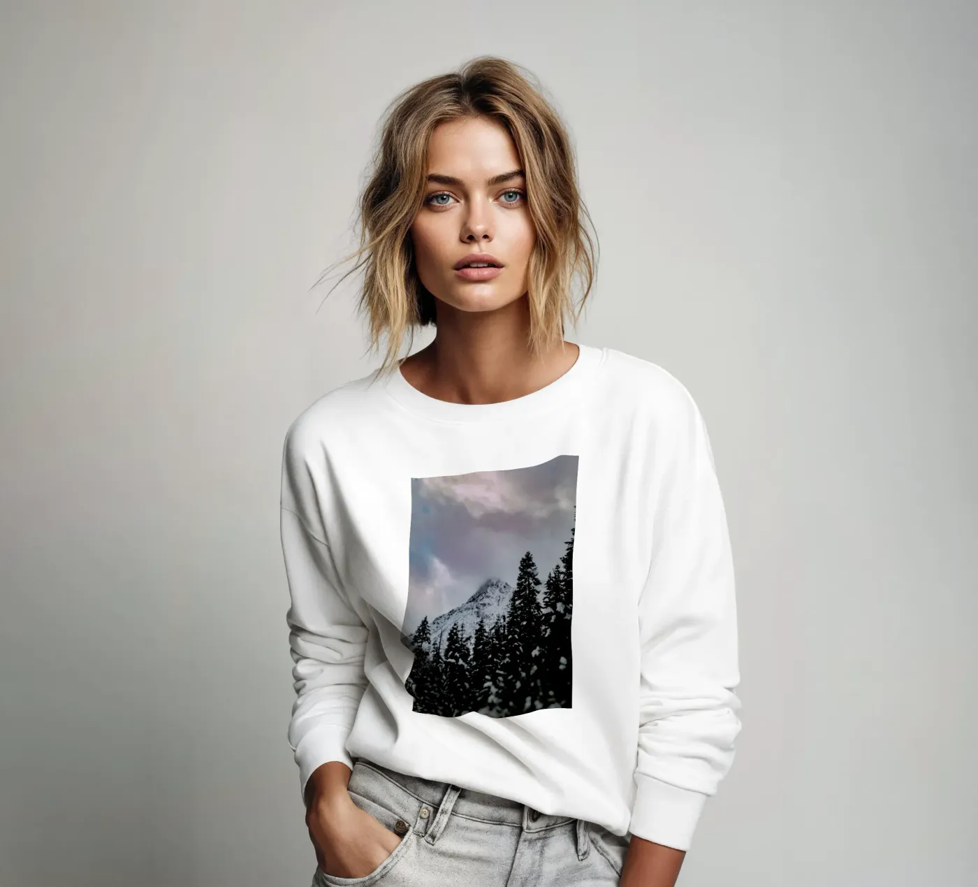 Cascade Mountain felpa da Leah Flores