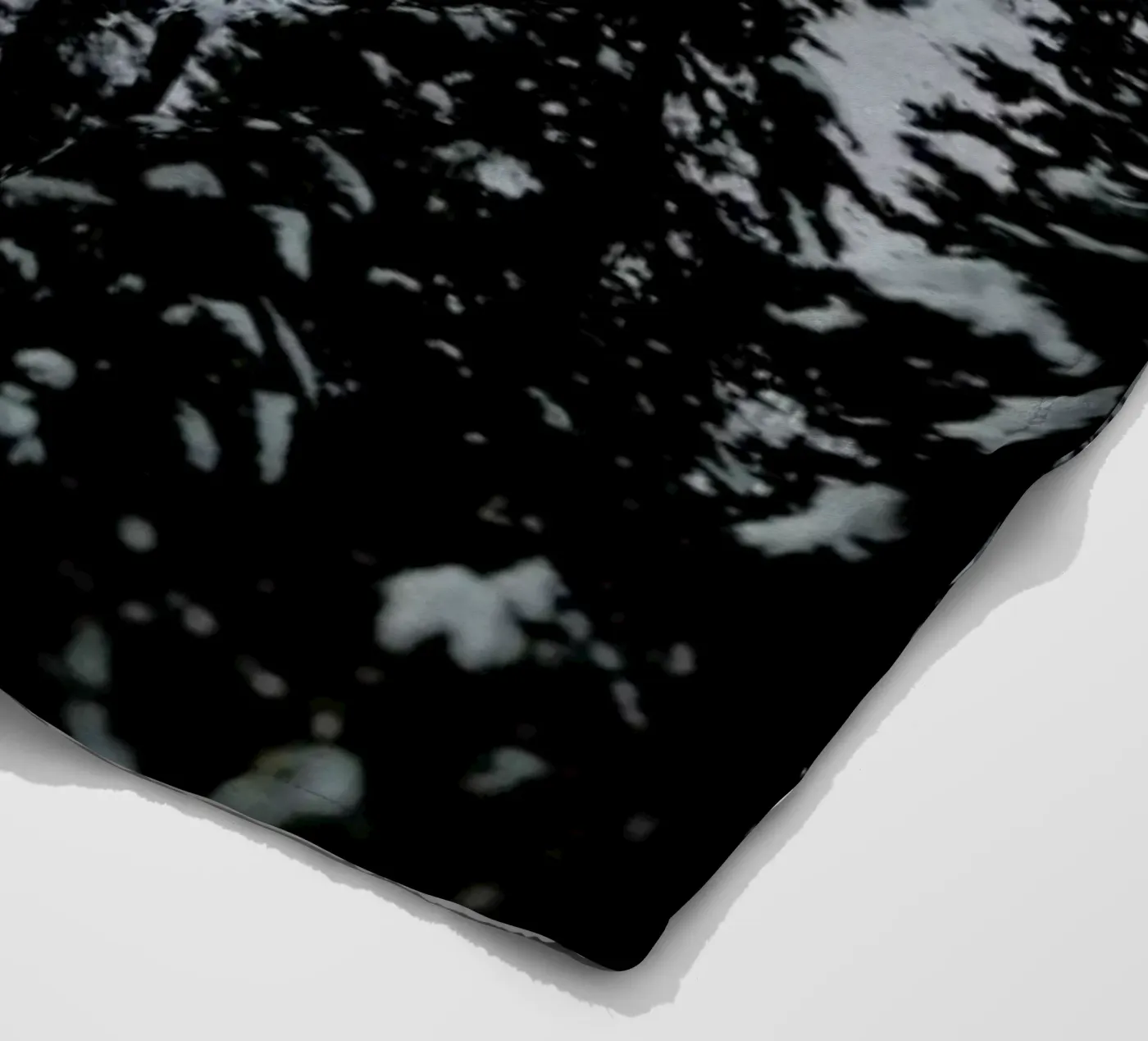 Cascade Mountain fleece blanket by Leah Flores
