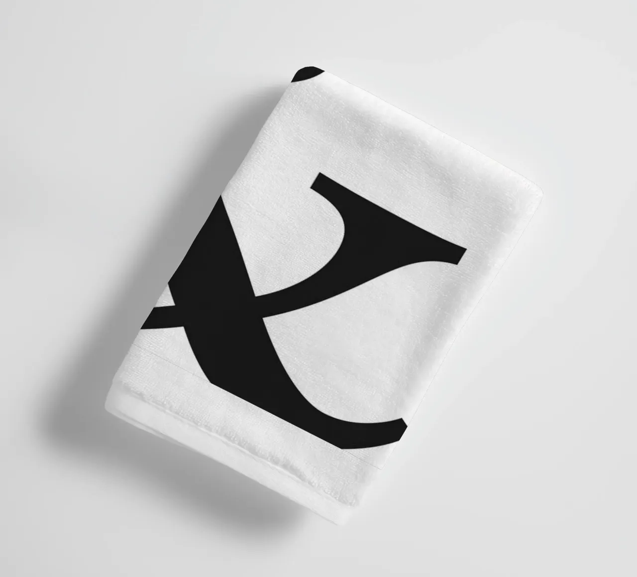 Minimalist poster - Ampersand symbol towel by Whole©