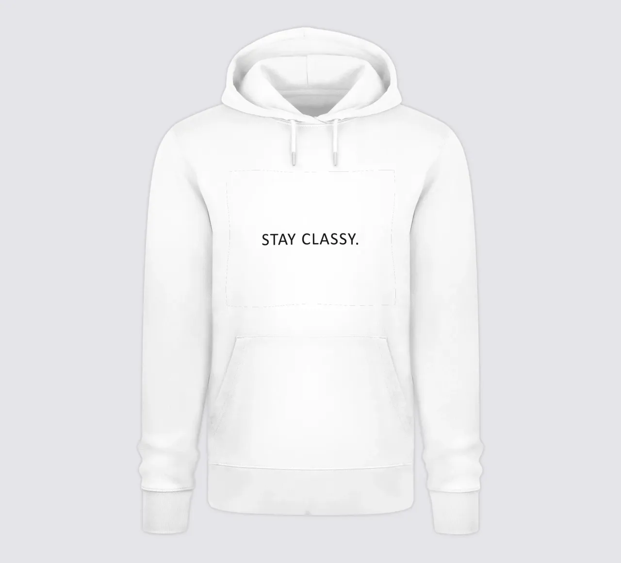 Poster Stay Classy - Design minimalista felpa con cappuccio da Whole©