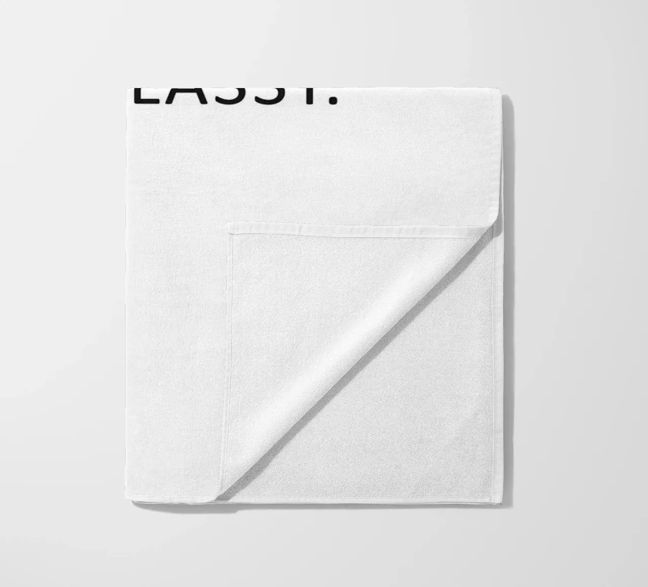 Stay Classy Poster - Minimalist design beach towel by Whole©