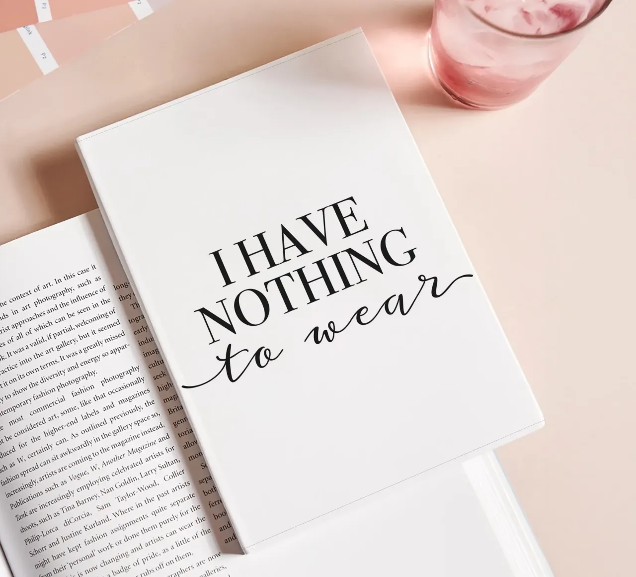 Ich habe nichts zum Anziehen Notizbuch von Whole©