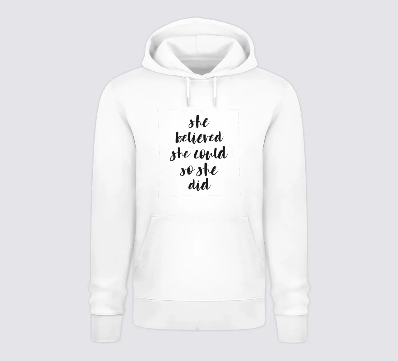 Poster di She Believed felpa con cappuccio da Whole©
