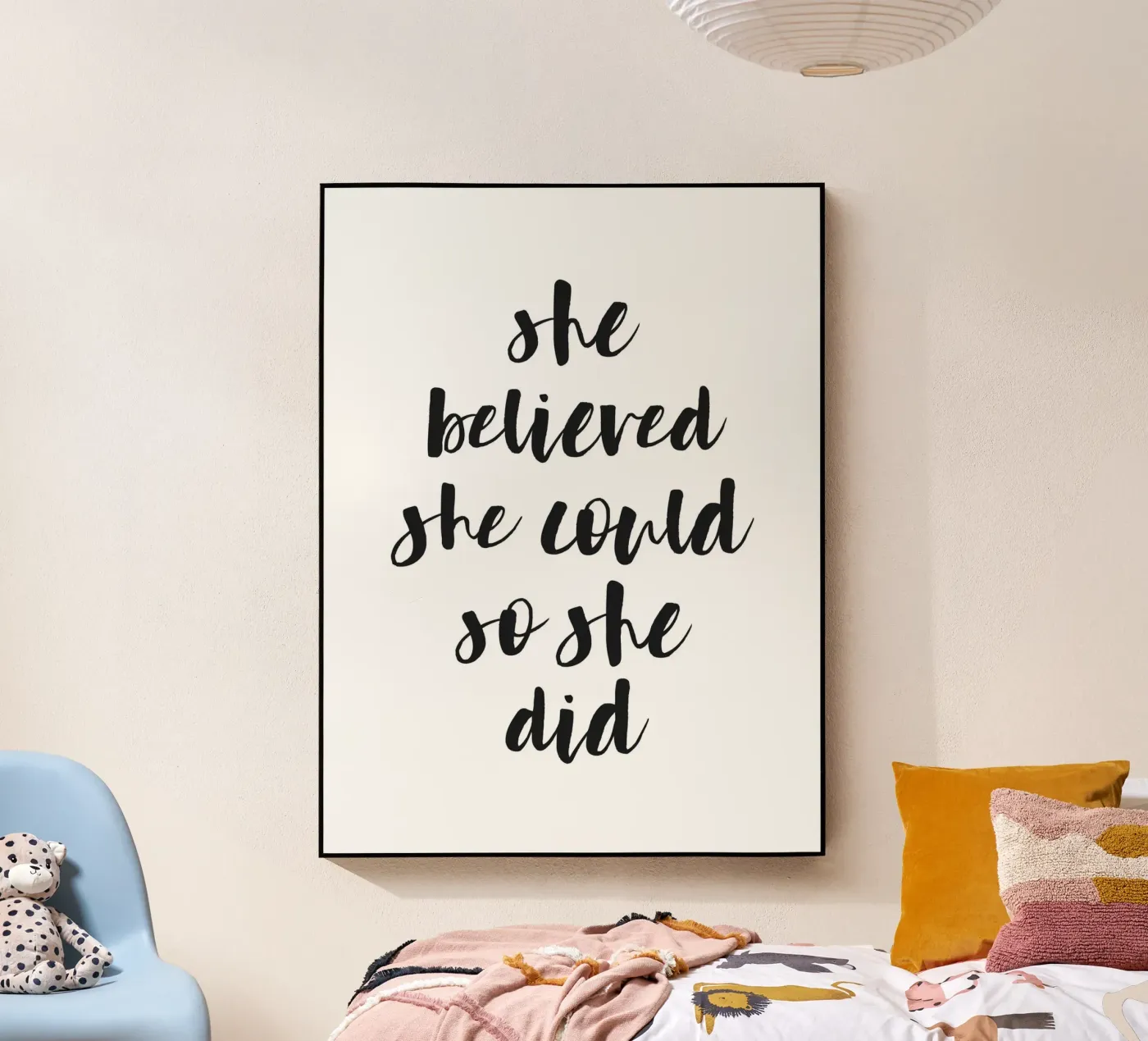 Poster di She Believed plexiglass da Whole©