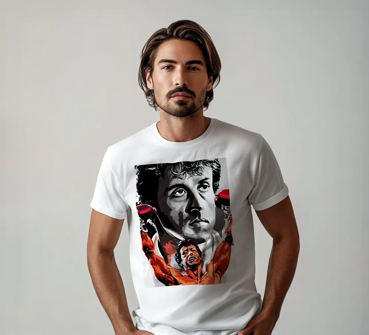 boxing scene t-shirt by ontoseno