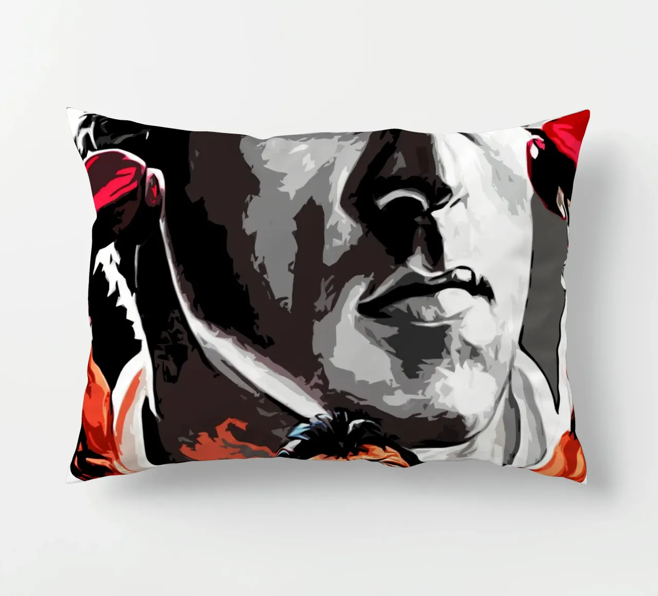 boxing scene decorative cushion by ontoseno