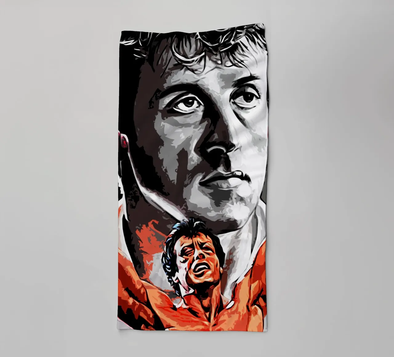 boxing scene towel by ontoseno