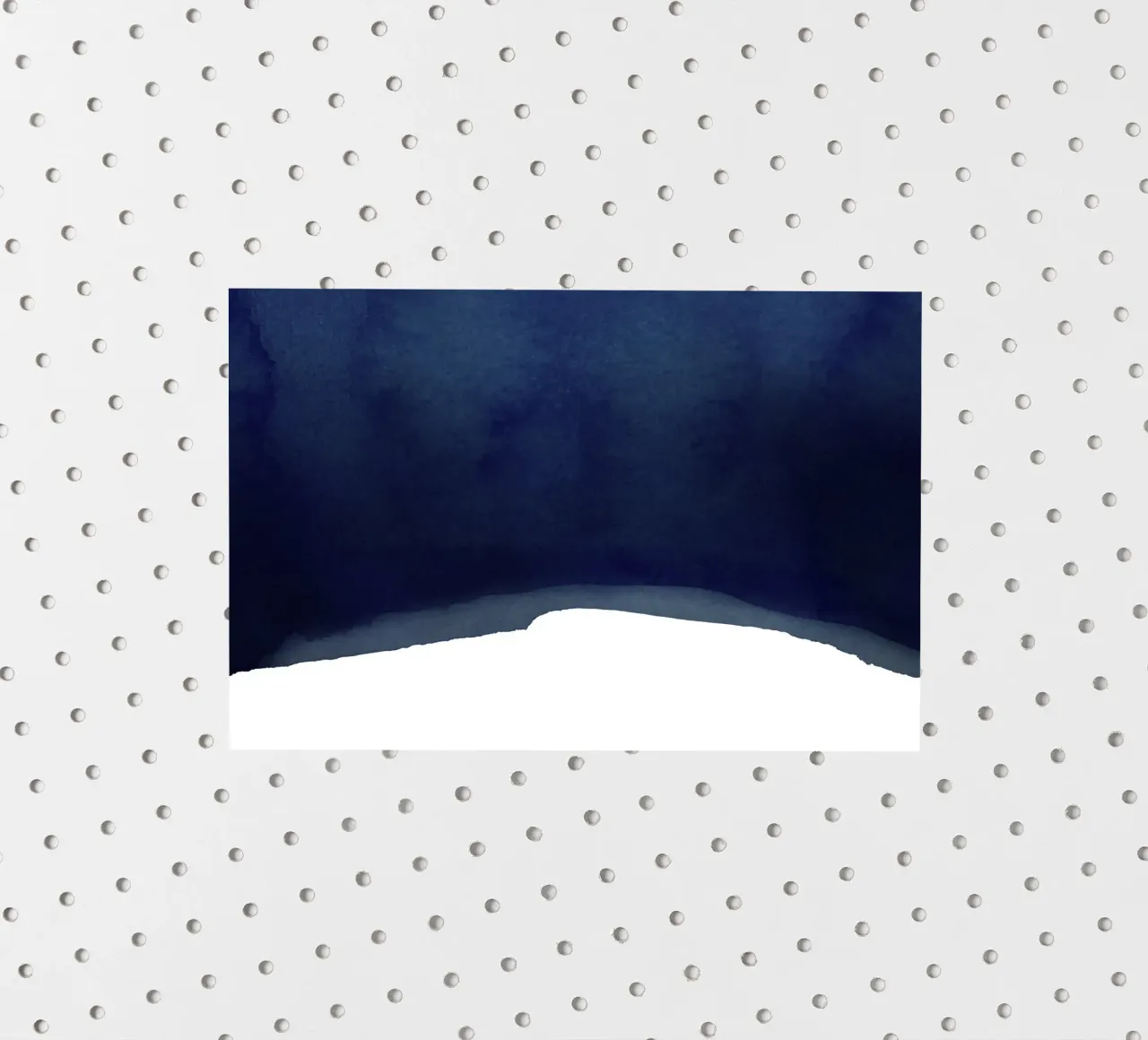 Paysage minimal bleu marine abstrait 02 autocollant de amini54