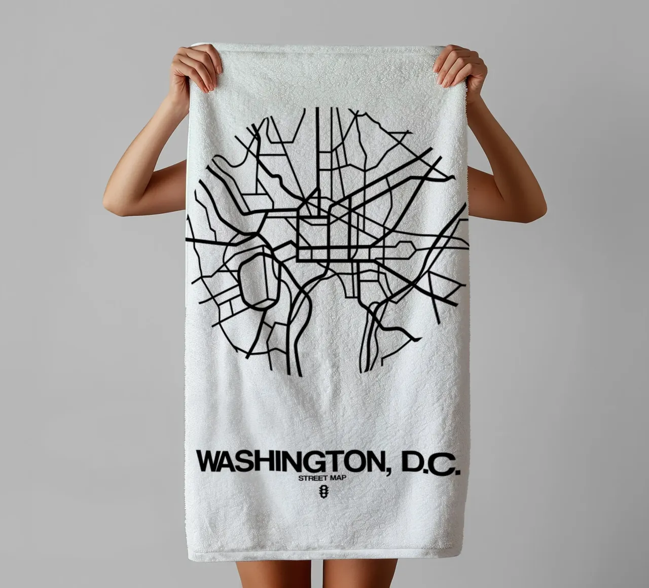 Washington D.C. asciugamano da bagno da Naxart